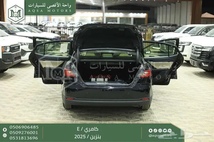 تويوتا كامري E ستاندر اسود بنزين 2025 خصم خاص 31