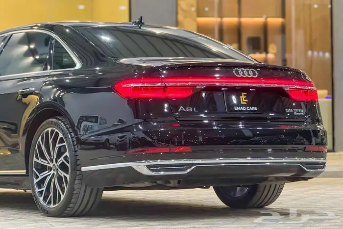 اودي A8L V6 2021 اسود خليجي تحت الضمان 4