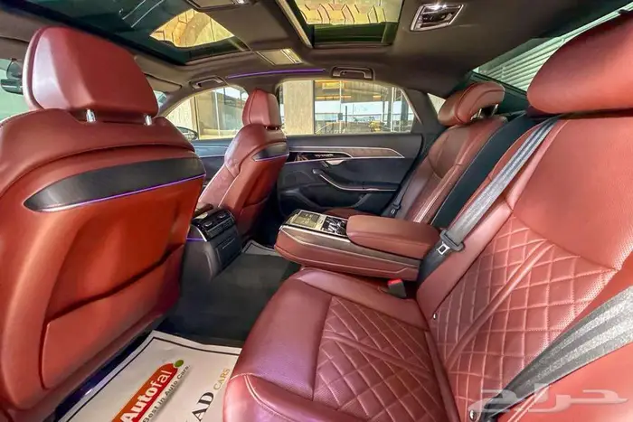 اودي A8L V6 2021 اسود خليجي تحت الضمان 9