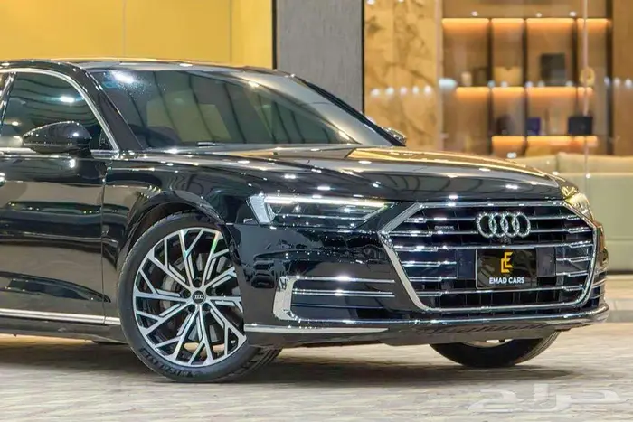 اودي A8L V6 2021 اسود خليجي تحت الضمان 1
