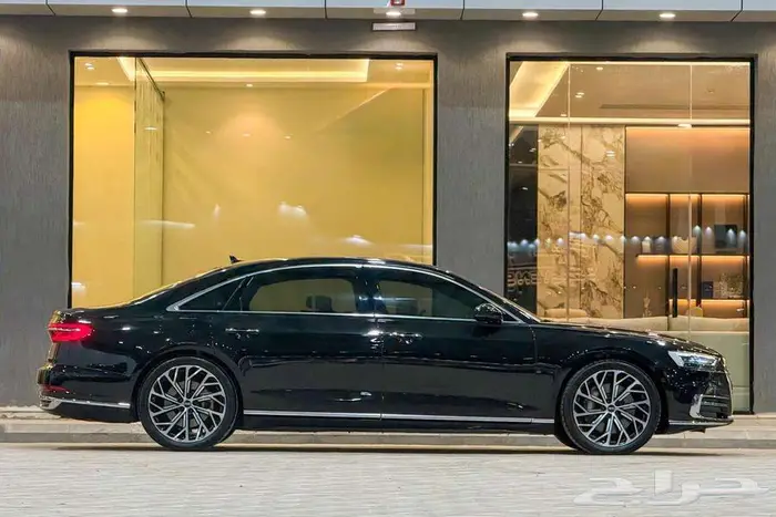 اودي A8L V6 2021 اسود خليجي تحت الضمان 2