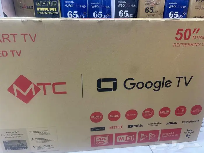 شاشات تلفزيون LED سمارت 4k بلوتوث واي فاي توصيل فوري تركيب 13