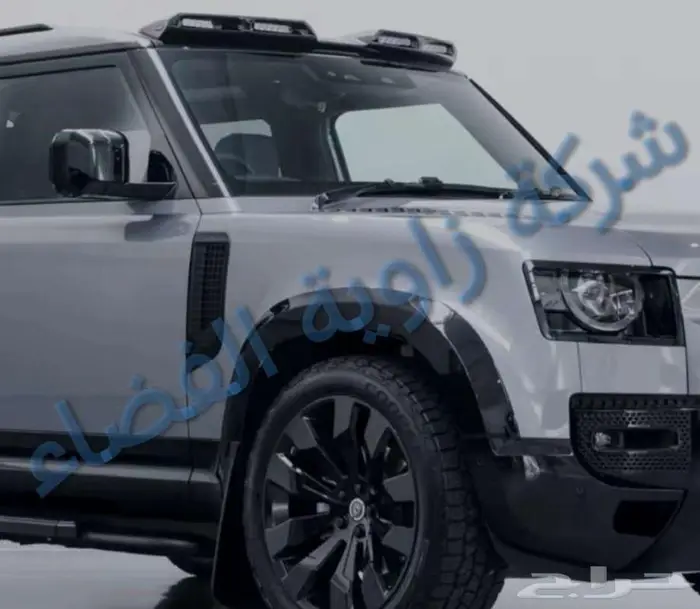 ديفندر تعديل كشافات اصلي سيارة ديفندر 12