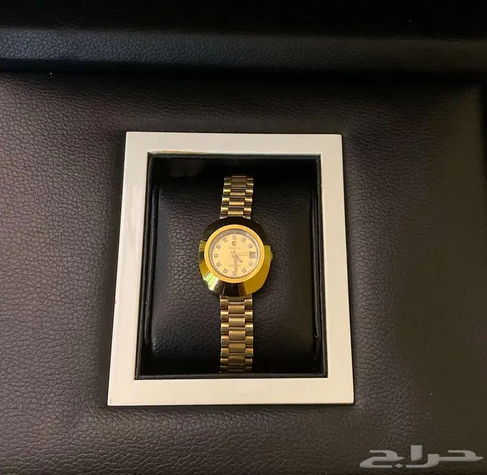 ساعه رادو الأصليه قديمه مستعمله 40 سنه مطلي ذهب 1