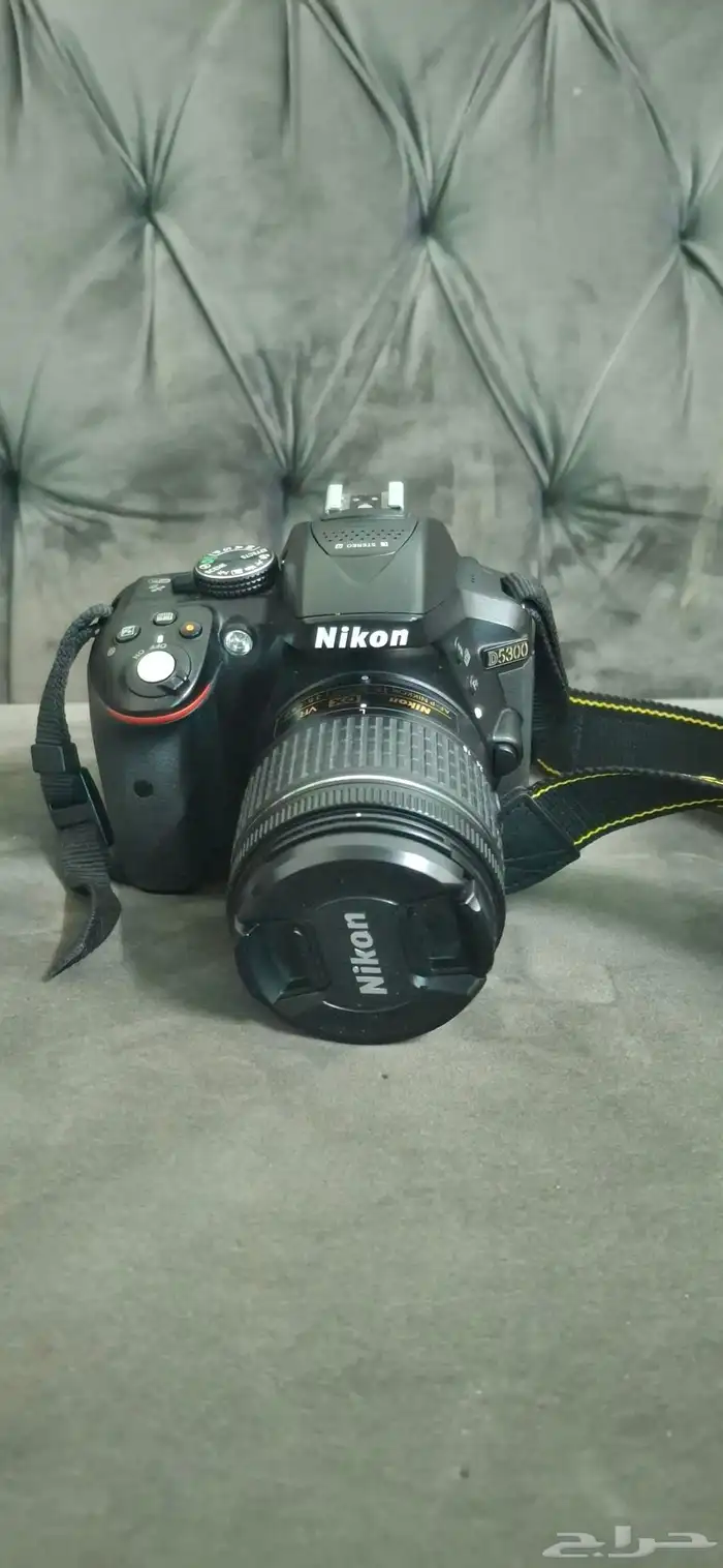كاميرا نيكون D5300   Godox flash V860 2