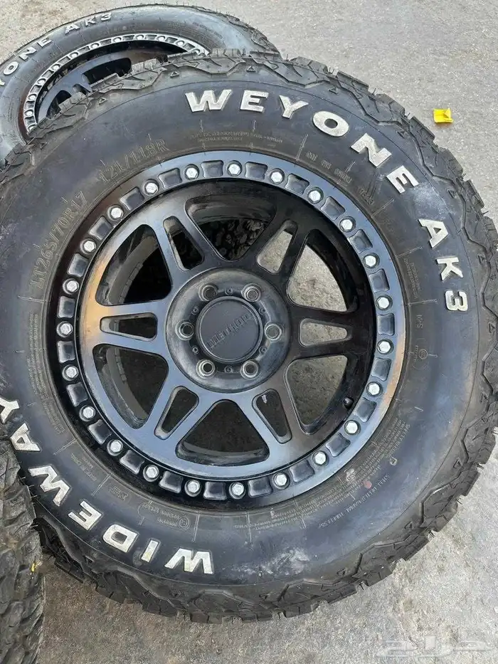 جنوط ميثود 6مسمار معا كفرات نص حجري ودواي مقاس 265 70 17 8