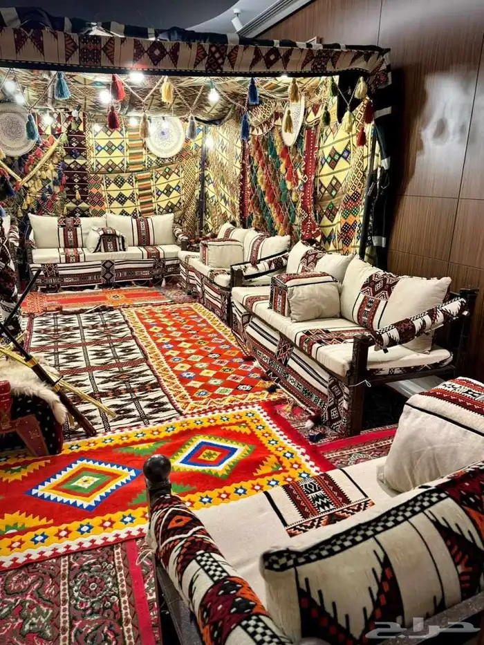 تاجير دفايات وجلسات خيام شعبي بيوت شعر 5