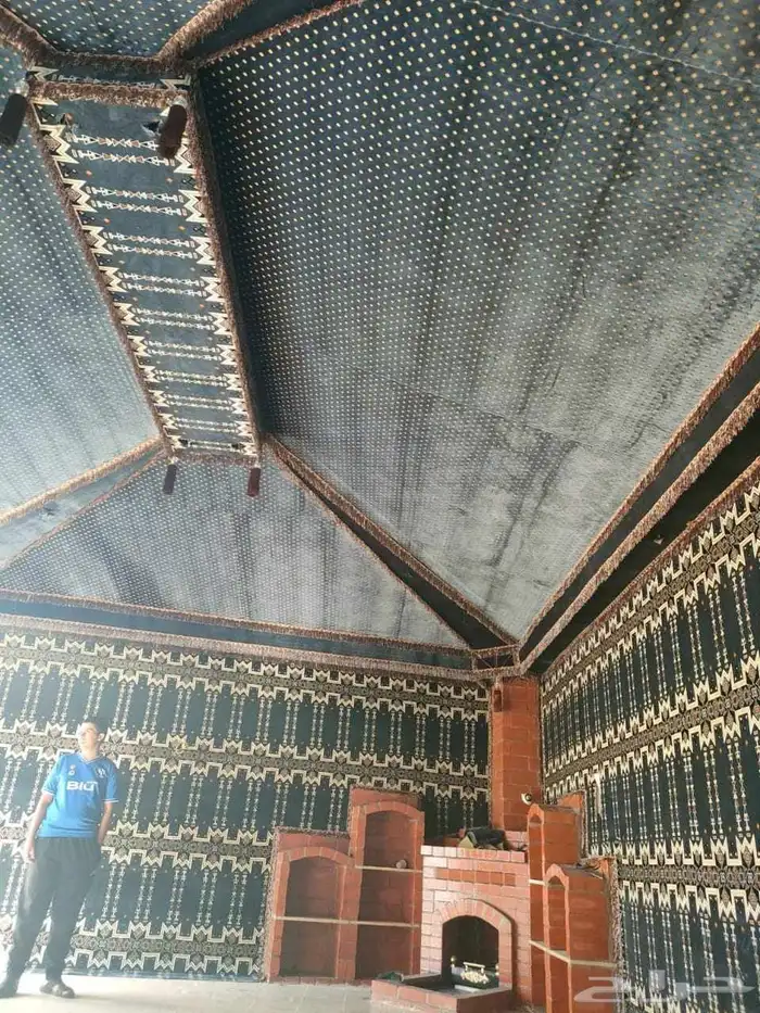 مشب نار تلبيس قماش ملكى فى عادى فى اماراتى 4