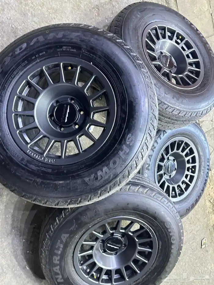 كفرات شاهين ريدنز مع جنوط ميثود 6 مسمار مقاس 17 7