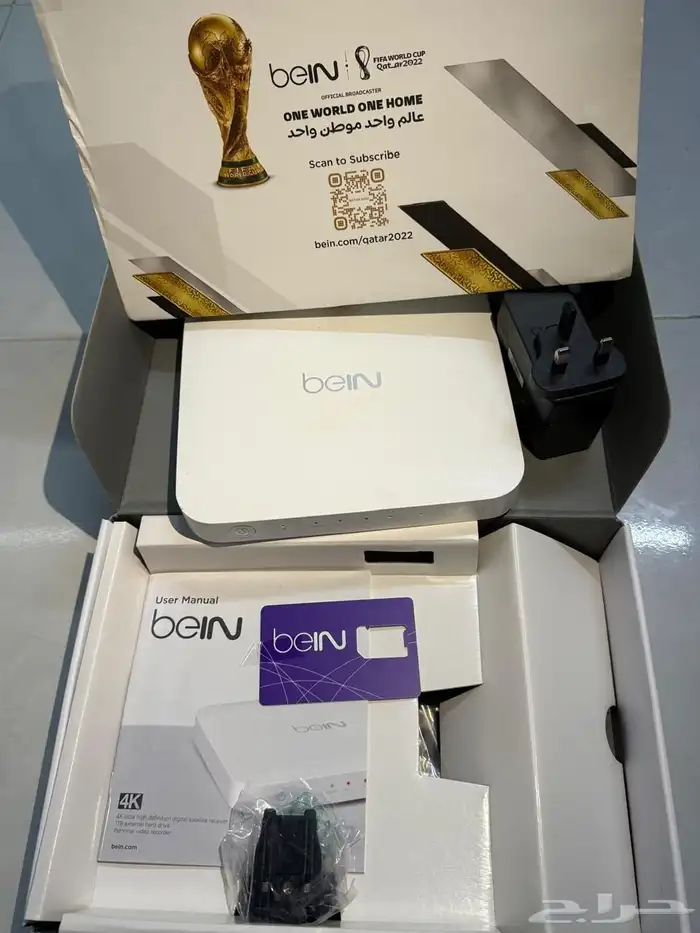 جهاز bein عربي 4K باقي فيه اشتراك شهرين باقة تميز 0