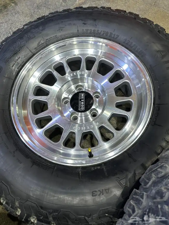 جنوط رانجلر ميثود نيكل معا كفرات نص حجري مقاس 285 70 17 3