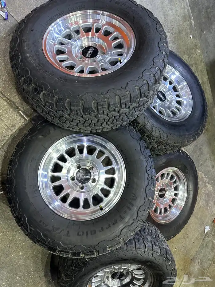 جنوط رانجلر ميثود نيكل معا كفرات نص حجري مقاس 285 70 17 11