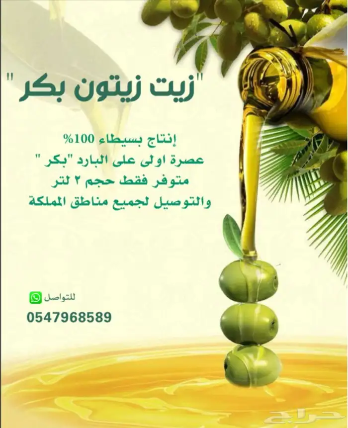 زيت زيتون عصرة اولى 1