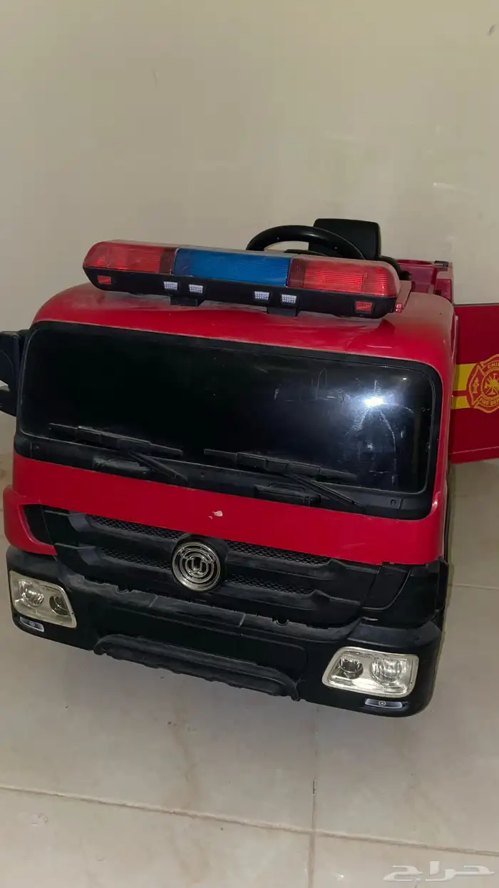 سياره مطافي اطفال فقط ناقصها بطاريه السعر 450الاستعمال قليل 0