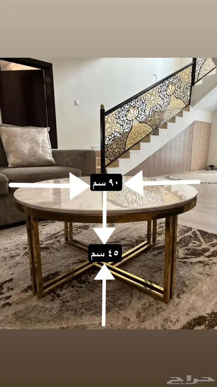طاولة صالة او مجلس رخام 0