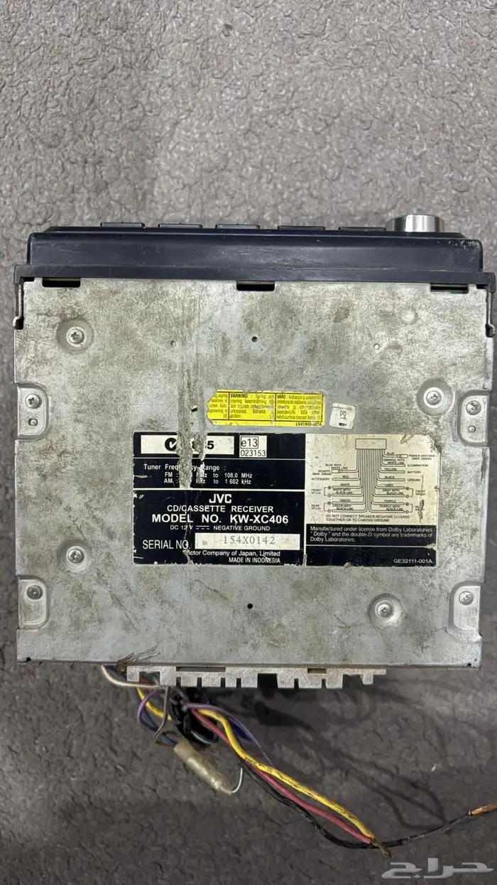 مسجل هايلكس يبانية 98 وكاله وشغال من شركة JVC المعروفه 2