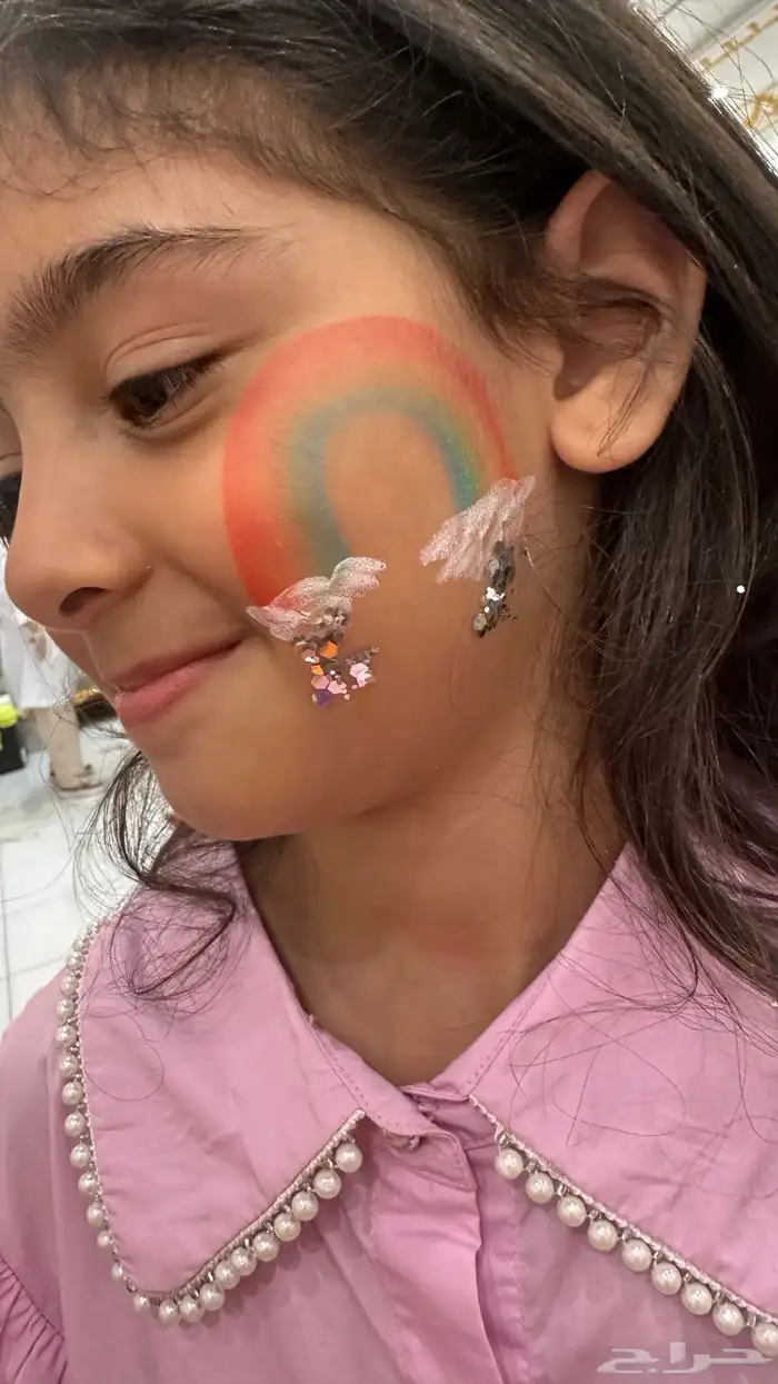 مهرجة مع رسم وجه 7