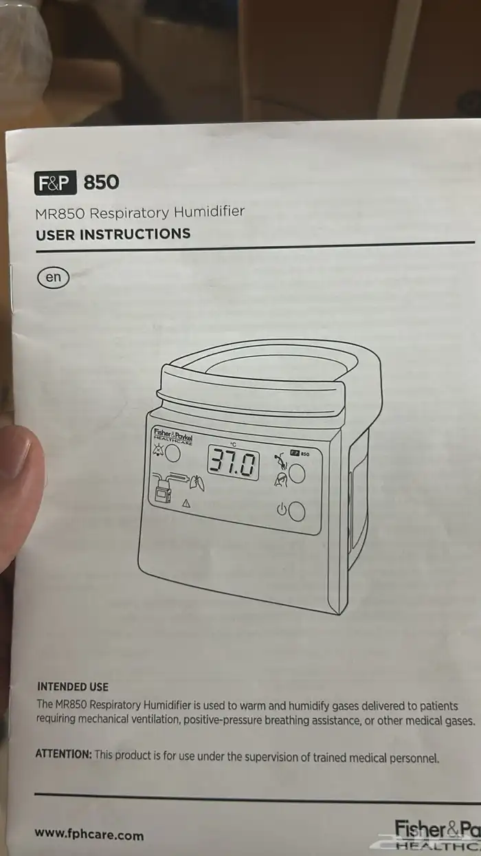 جهاز مرطب تنفسي فيشر أند بايكا 3