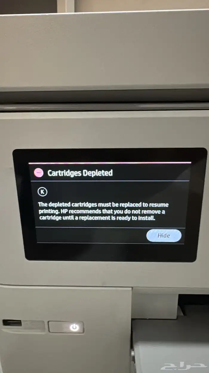 printer all ok just only ink no 8