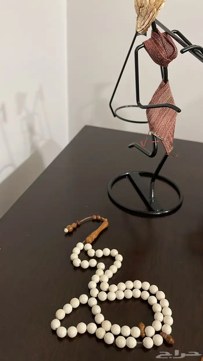 سبحة عظام جمل مطعمة بخشب الكوك فاخرة وتمسك الريحة 1