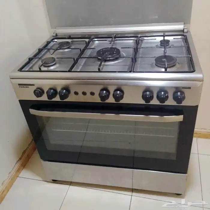 فرن غاز 5عيون نضيف شغال تمام 1