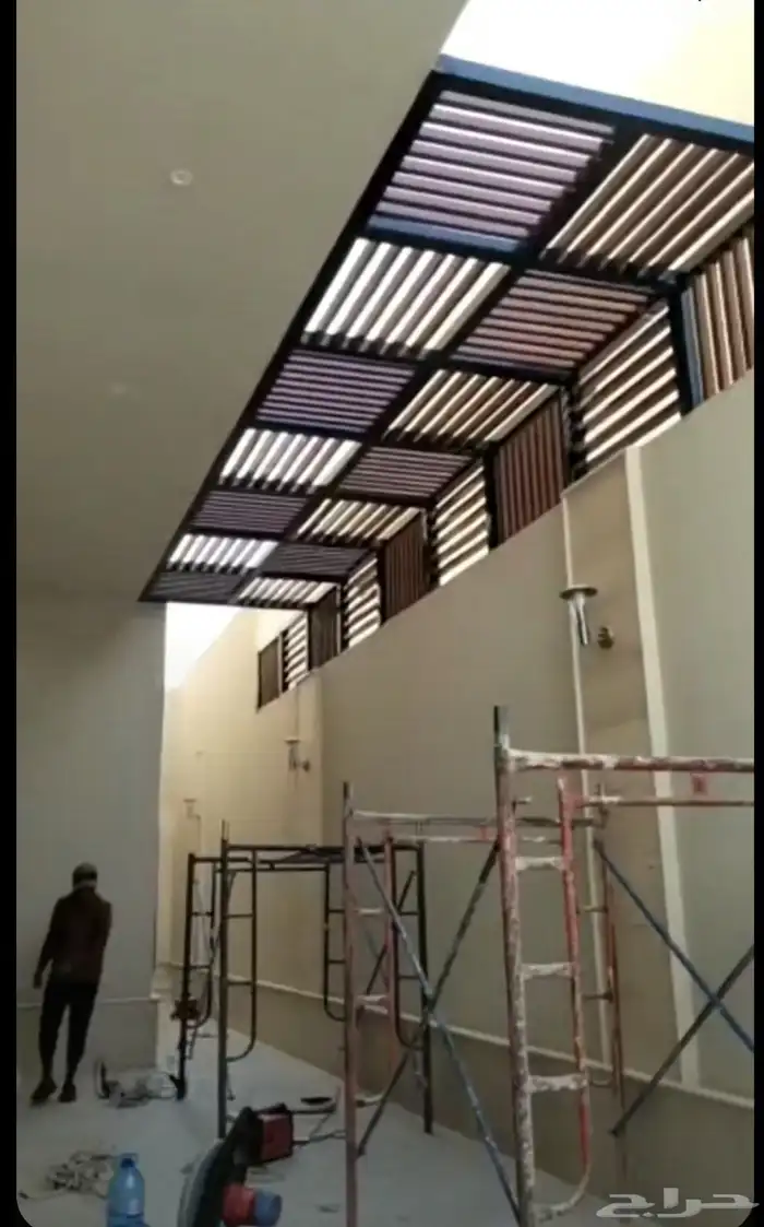 سلالم حديديه سلالم طوراى مضلات سواتر الحديثه 6