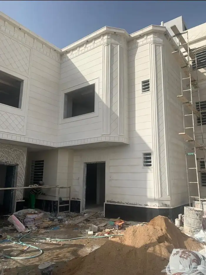 اسمنت ابيض بديل الحجر الطبيعي لياسه ملونه بديل الحجر 2