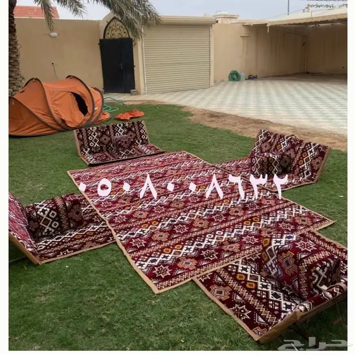 كراسي حديد خارجية جلسات مراكيز احواش استراحات 1