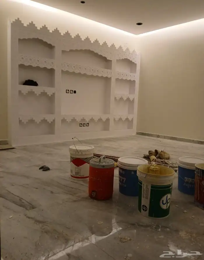 شغل دهانات واحد غرفه مطفي 250 ريال نص لما واحد غرفه 350 اثني 5