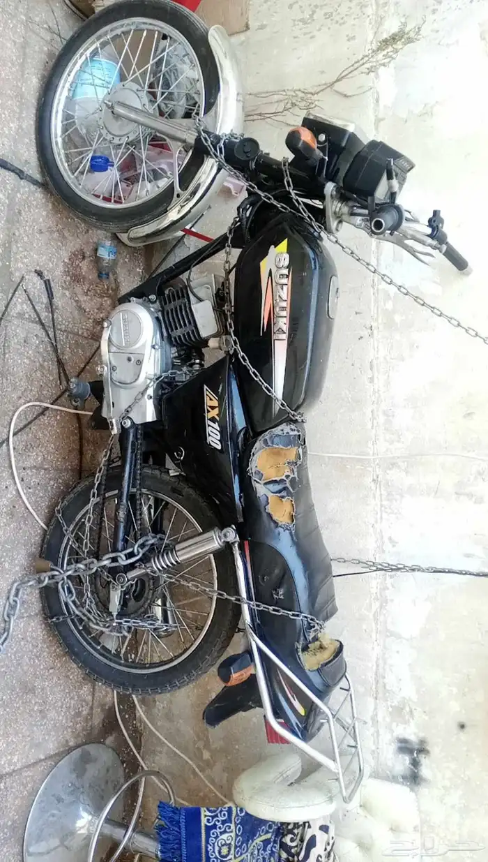 دباب سوزوكي شغال علا الشرط بس يبغالو وزن لي الجنط الخلفي 0