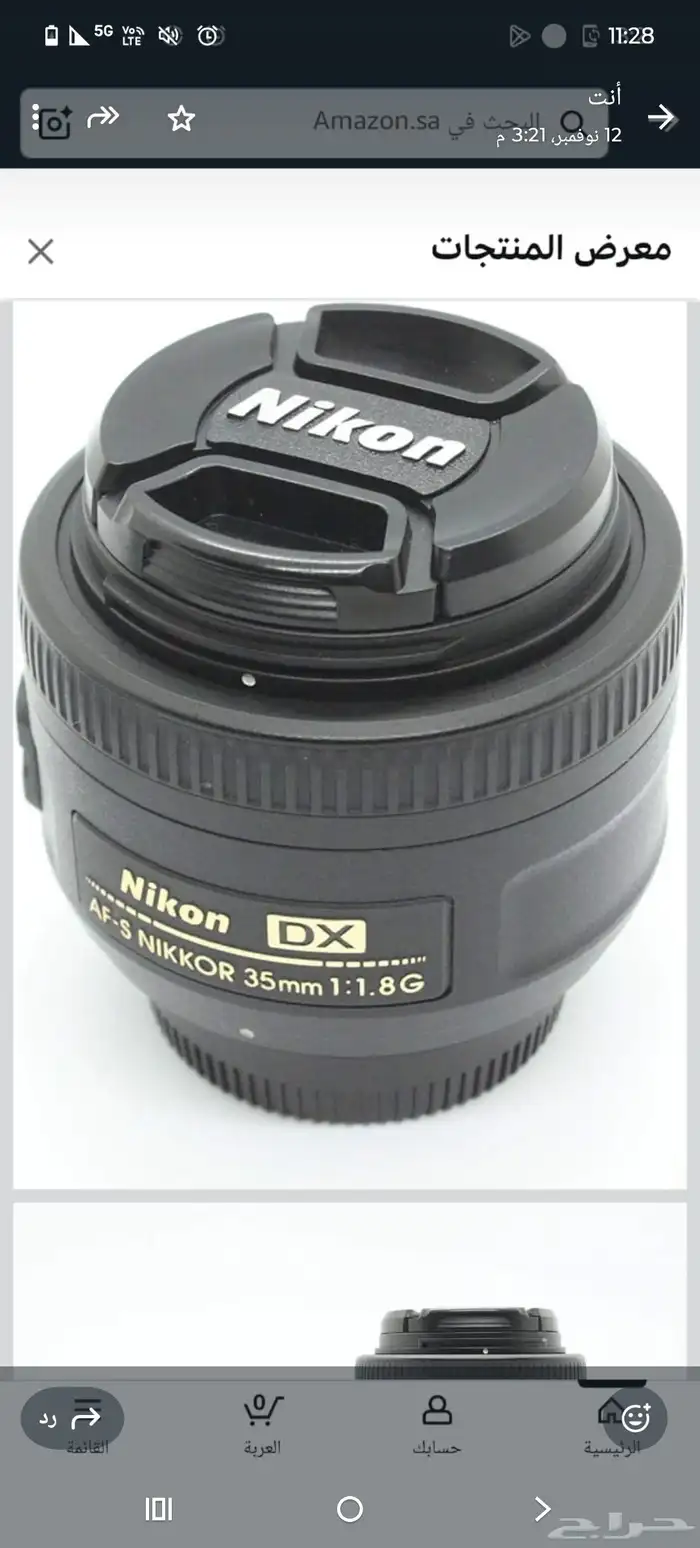 عدسات نيكون 85mm 20mm 35mm شبه حديده 2