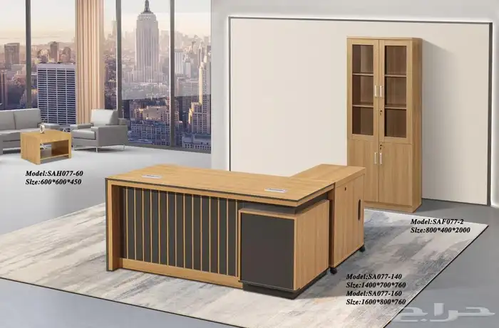 مودرن أحدث تنفيذي مكاتب اثاث فخمة كامل طقم حجم كبير مقاس 64