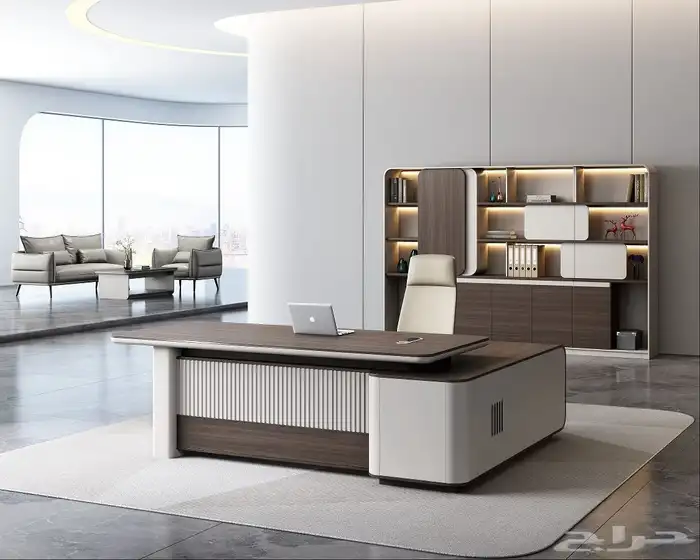 مودرن أحدث تنفيذي مكاتب اثاث فخمة كامل طقم حجم كبير مقاس 60