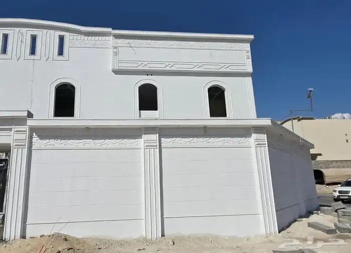 ديكورات خارجيه سمنت أبيض اللون متعددة بطحاء الرياض 2