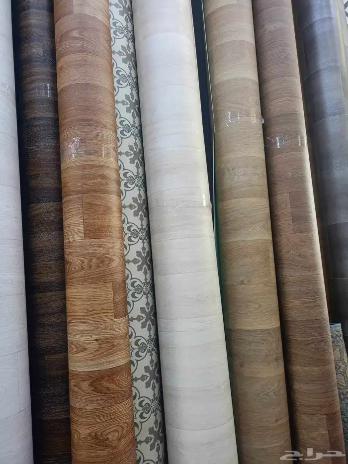 جميع انواع المفروشات الأرضي فنيل بلاستيك مشمع وحرير صيني وفر 3