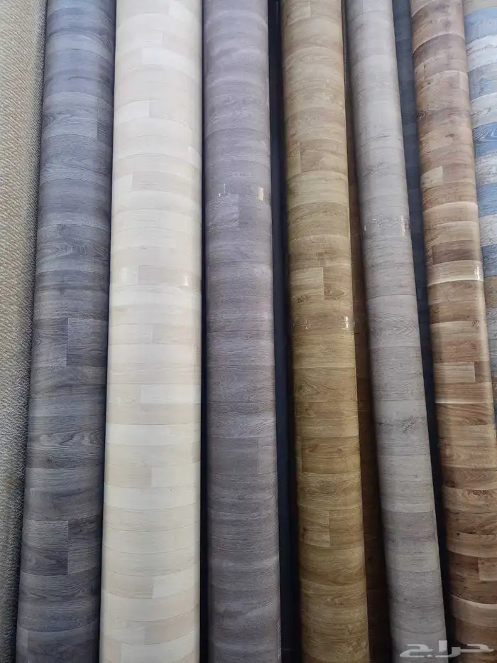 جميع انواع المفروشات الأرضي فنيل بلاستيك مشمع وحرير صيني وفر 2