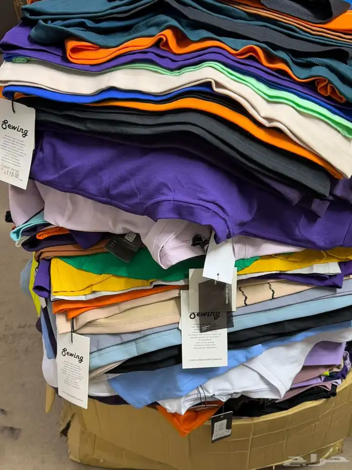 stock T SHIRT NEW 400 PICE per piece 16 riyals 1