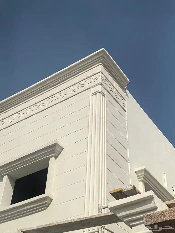 ديكورات خارجيه سمنت أبيض اللون متعددة بطحاء الرياض 0