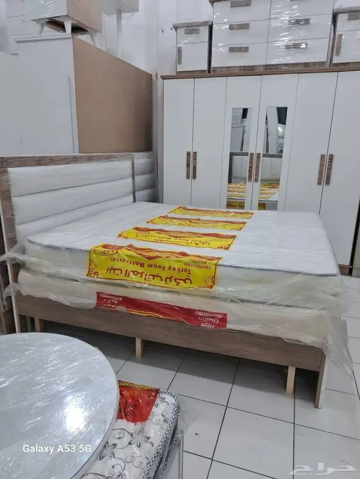 غرف نوم جديده بااسعار مناسبه ب1600 شامل التوصيل والتركيب مع 5