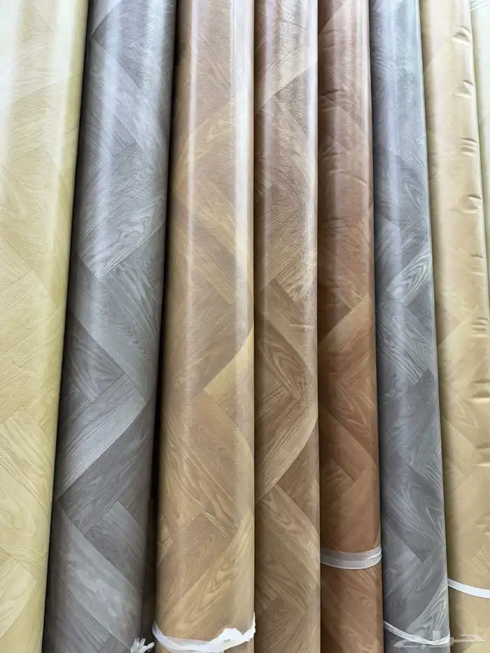 جميع انواع المفروشات الأرضي فنيل بلاستيك مشمع وحرير صيني وفر 9