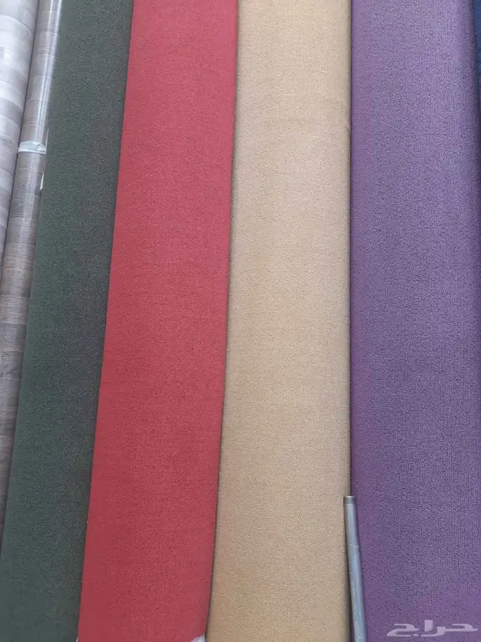 مفروشات موكيت ساده فنيل عشب 4