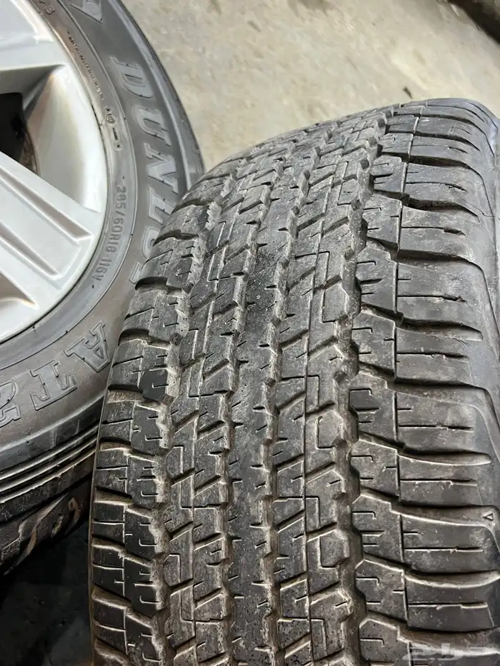 جنوط جيب لاند كروزر 2015 اصلي وكاله  مع كفرات دنلوب 285.60.1 16