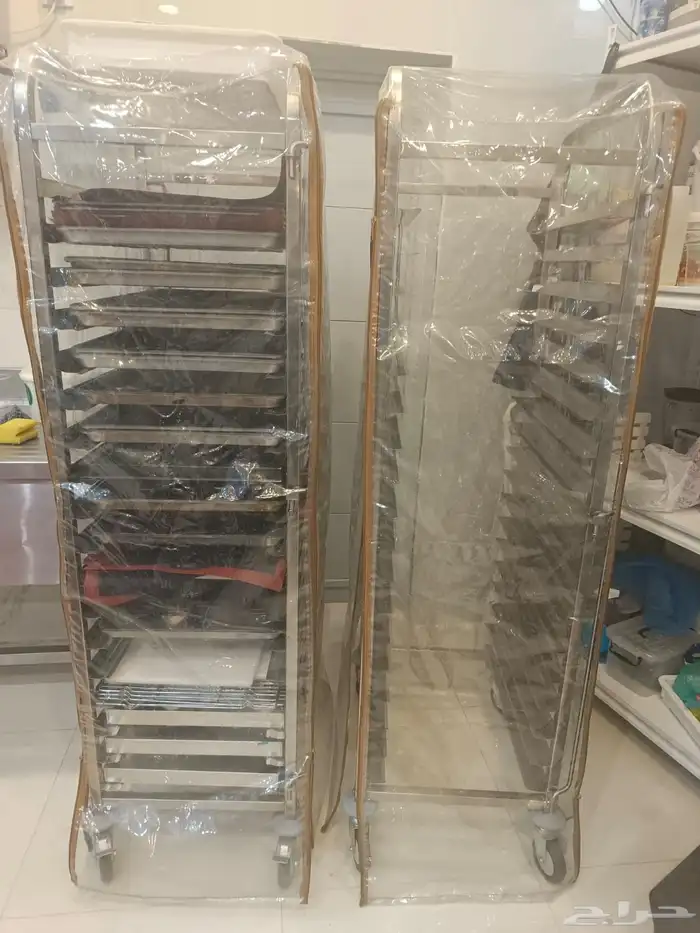 للبيع ترولي 18 رف للفطائر والبيتزا والحلويات 2