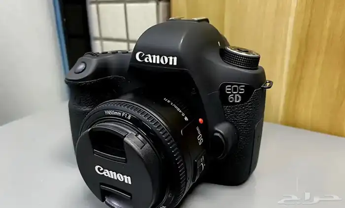 كاميرا كانون 6دي مع عدسه 50 ملي canon 6d  50mm 0