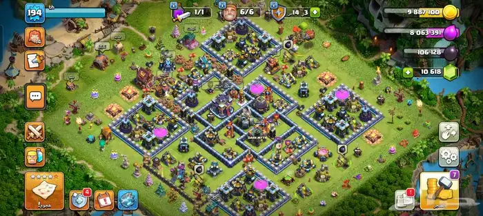 حساب كلاش للبيع. موجود فيه 10 الاف جوهره 0