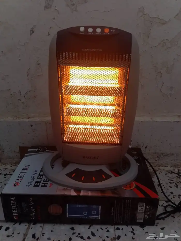 دفاية كهربائيه 1200واط مع الدوران 0