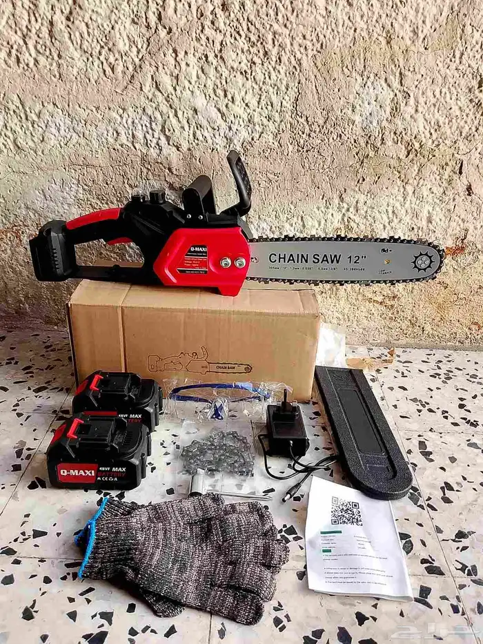 منشار خشب 12انش بطارية 48فولت 0