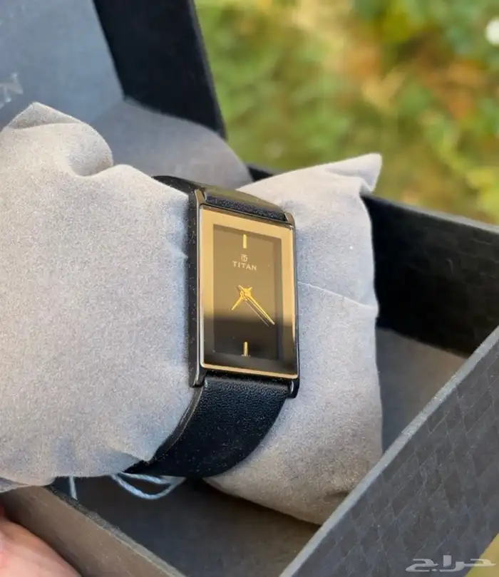 ساعة تايتان مستطيلة جد يد ة إصدار مقطوع Titan 0