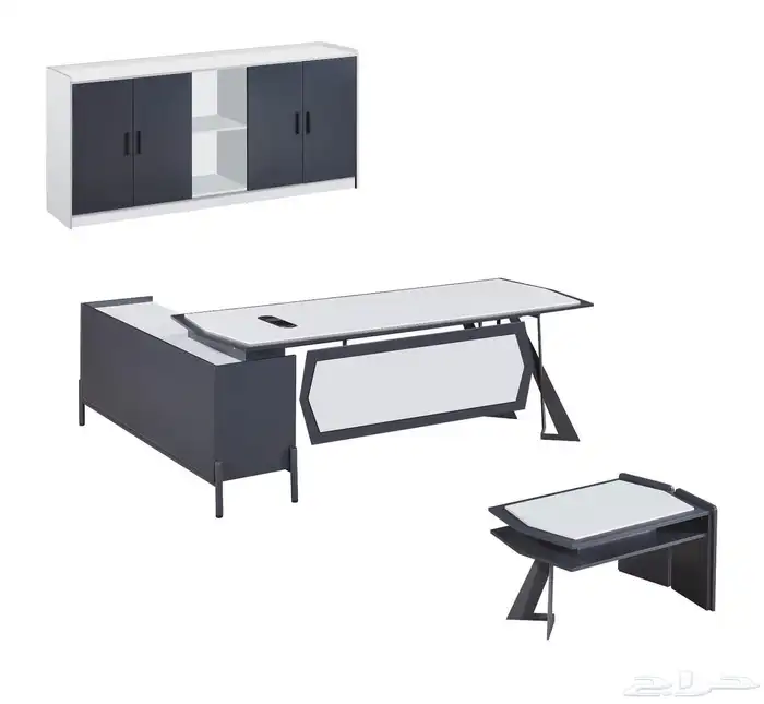 مودرن أحدث تنفيذي مكاتب اثاث فخمة كامل طقم حجم كبير مقاس 24