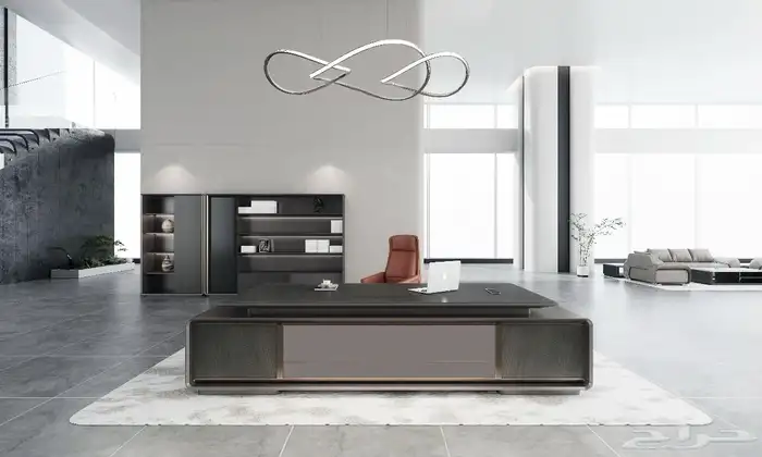 مودرن أحدث تنفيذي مكاتب اثاث فخمة كامل طقم حجم كبير مقاس 95